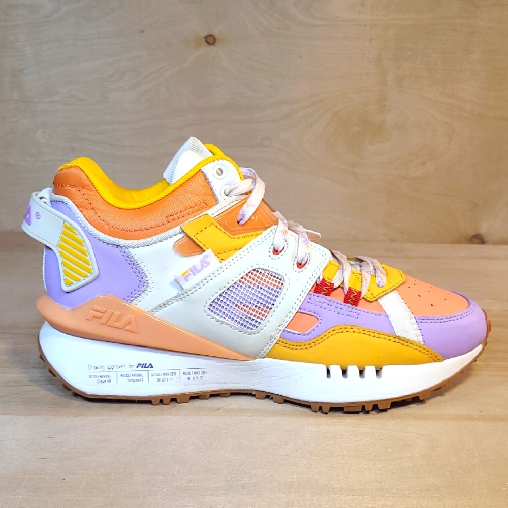 Fila Spectra Purple Orange Women's Athletic Shoes 9M